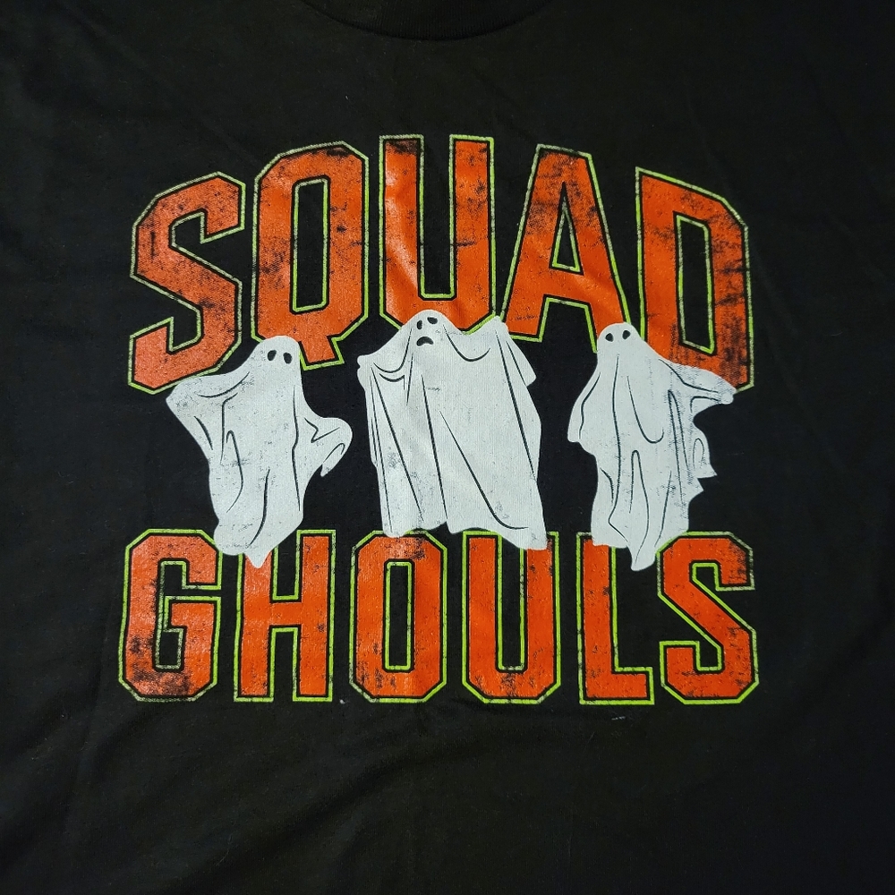 Squad Ghouls Ghosts Celebrate Halloween Men's T-Shirt Black